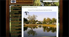 Desktop Screenshot of myhamlinplantationhome.com