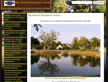 Tablet Screenshot of myhamlinplantationhome.com